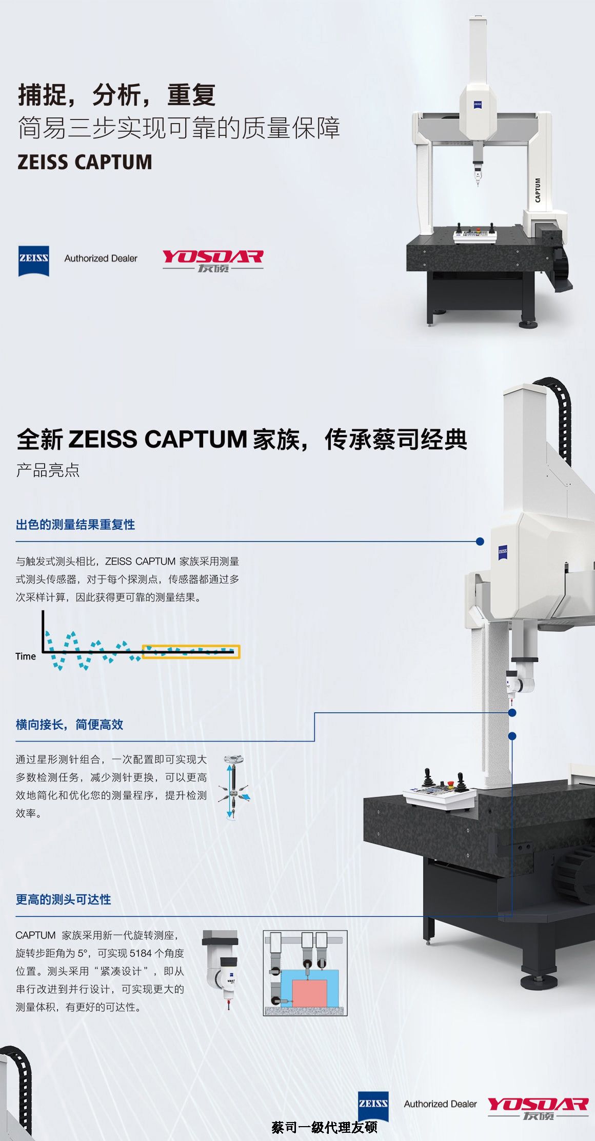 丹东蔡司三坐标CAPTUM